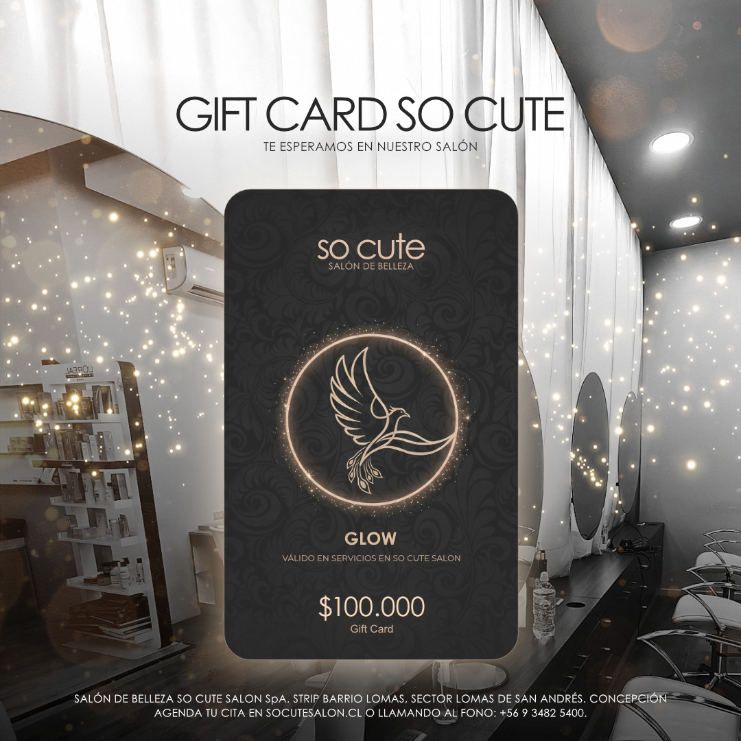 GiftCard Glow - SO CUTE SALON